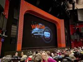 Marquis Theatre Orchestra J13 view from seat photo