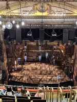 Victoria Palace Theatre Grand Circle J21 view from seat photo