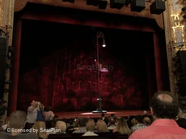Longacre Theatre Orchestra N115 view from seat photo