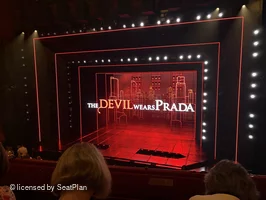 Dominion Theatre Circle B15 view from seat photo
