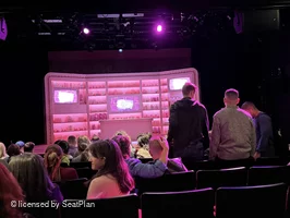 Lucille Lortel Theatre Orchestra K106 view from seat photo