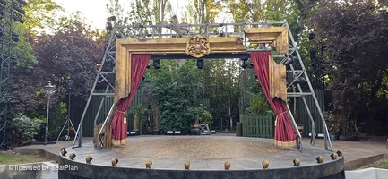 Regent's Park Open Air Theatre Lower Centre F21 view from seat photo