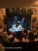 Longacre Theatre Mezzanine E14 view from seat photo