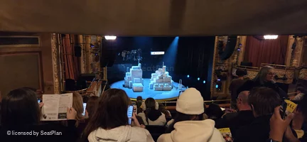 Longacre Theatre Mezzanine H22 view from seat photo