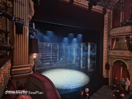 Aldwych Theatre Box E4 view from seat photo