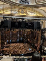 Victoria Palace Theatre Grand Circle B24 view from seat photo