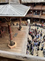 Shakespeare's Globe Theatre Upper Gallery - Bay N N11 view from seat photo