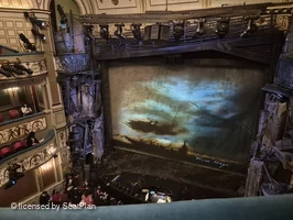 Sondheim Theatre Grand Circle A8 view from seat photo