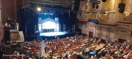 Alexandra Palace Theatre Circle F29 view from seat photo