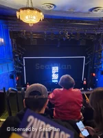 Hayes Theater Mezzanine D112 view from seat photo