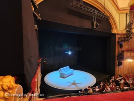 Booth Theatre Mezzanine A15 view from seat photo