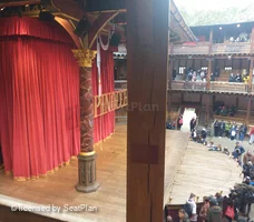 Shakespeare's Globe Theatre Middle Gallery - Bay M C49 view from seat photo