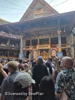 Shakespeare's Globe Theatre Lower Gallery - Bay G A24 view from seat photo