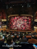 Lyceum Theatre Royal Circle F21 view from seat photo
