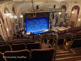 Majestic Theatre Rear Mezzanine K3 view from seat photo