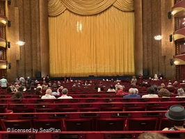 Metropolitan Opera House Orchestra U114 view from seat photo