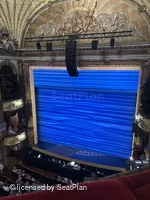 Novello Theatre Grand Circle AA4 view from seat photo