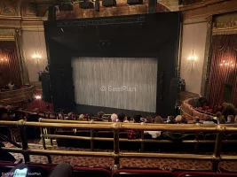 St James Theatre Mezzanine L14 view from seat photo