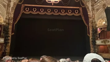 London Coliseum Stalls O12 view from seat photo