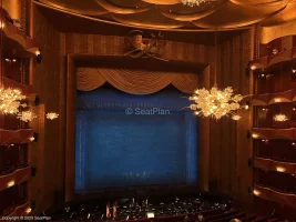 Metropolitan Opera House Dress Circle A121 view from seat photo