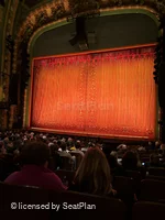 New Amsterdam Theatre Orchestra Q6 view from seat photo