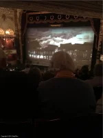 London Coliseum Dress Circle G14 view from seat photo