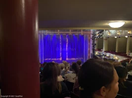 Lyric Theatre Dress Circle G10 view from seat photo