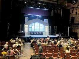 Alexandra Palace Theatre Stalls Q29 view from seat photo
