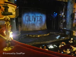 Gielgud Theatre Dress Circle A28 view from seat photo