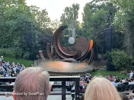 Regent's Park Open Air Theatre Upper Left P19 view from seat photo