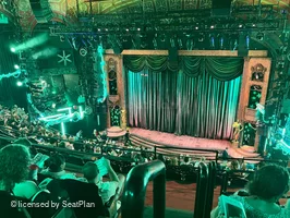 Studio 54 Theatre Mezzanine HH102 view from seat photo