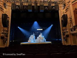 Longacre Theatre Orchestra N109 view from seat photo