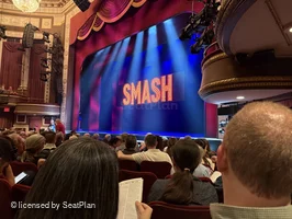 Imperial Theatre Orchestra H22 view from seat photo