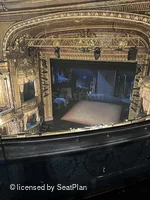 Theatre Royal Haymarket Upper Circle B9 view from seat photo