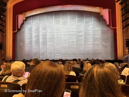 Todd Haimes Theatre Orchestra J105 view from seat photo