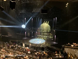 Barbican Theatre Circle A13 view from seat photo
