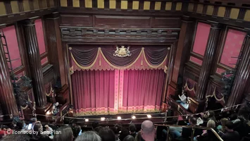 St Martin's Theatre Upper Circle H7 view from seat photo