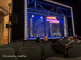 Shubert Theatre Orchestra F7 view from seat photo