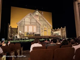 Booth Theatre Orchestra F101 view from seat photo