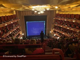 Metropolitan Opera House Family Circle H201 view from seat photo