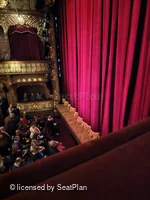 Apollo Theatre Dress Circle Box A2 view from seat photo