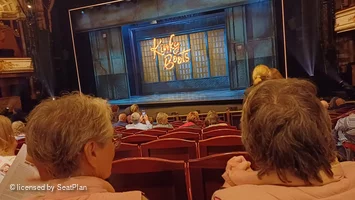 London Coliseum Stalls L8 view from seat photo