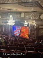 Imperial Theatre Rear Mezzanine J507 view from seat photo