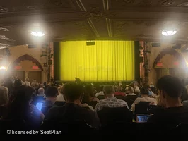 Golden Theatre Orchestra S103 view from seat photo