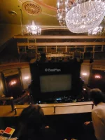 St James Theatre Balcony B114 view from seat photo