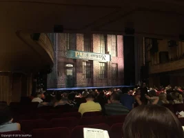Al Hirschfeld Theatre Orchestra R23 view from seat photo