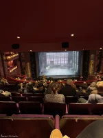 Prince Edward Theatre Dress Circle M19 view from seat photo