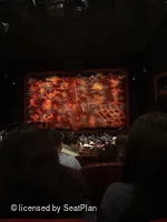 Minskoff Theatre Orchestra W119 view from seat photo