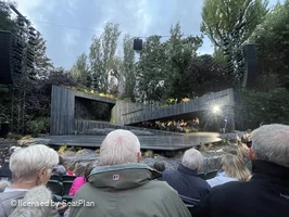 Regent's Park Open Air Theatre Lower Centre E28 view from seat photo