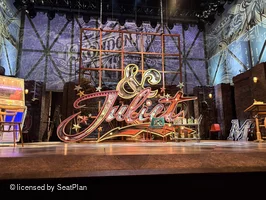 Stephen Sondheim Theatre Orchestra B110 view from seat photo